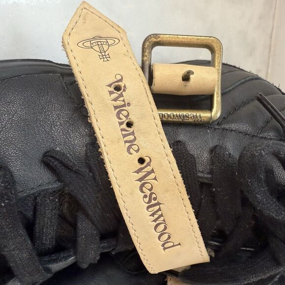 Vans Sk8-hi Platform Vivienne Westwood Anglomania Buckle Shoes Womens 8.5 Black - Picture 9 of 14